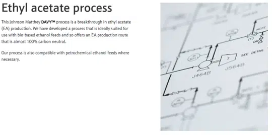 Ethyl acetate process