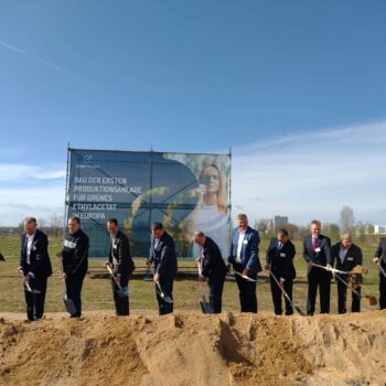 Ground Breaking Ethyl Acetate plant CropEnergies